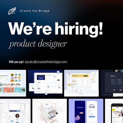 Senior Product Designer_Hiring! design product design ui user interface ux