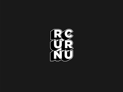 New Balance 'RUNCRU' wordmark | Logo design art branding clean concept digital illustration icon iconography illustrator lettering lettermark logo logo design photoshop print run typo typogaphy vector wordmark wordmarks