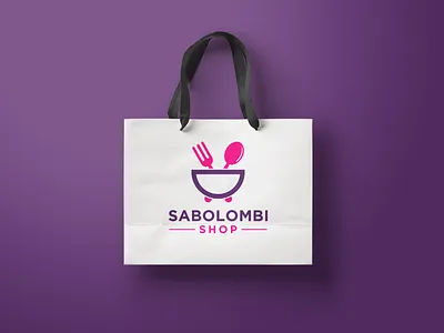 Food Logo Design - Shopping Logo bag business cock creative design flat food food logo mall market marketing modern shop shopping