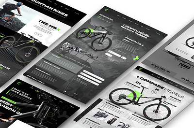 Cleveland Bicycle Co. Mockup branding design logo ui ux website