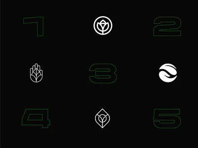 Plants brand and identity branding flower logo identity illustration logotype nature logo plant plant logo symbol typography vintage