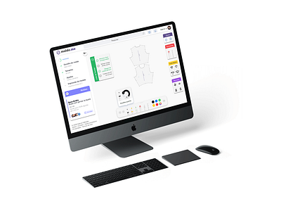 Molde.me - Concept Design Dashboard app autocad conceito design fashion fashion app fashion design model modelling redesign site design ux web