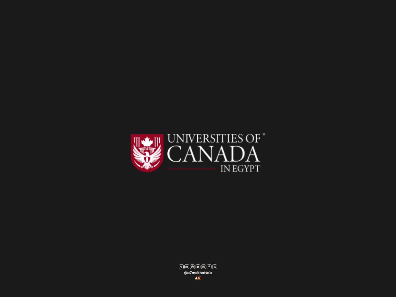 UCE- logo animation 2danimation a7mdkhattab aftereffects animation logo animation