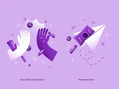 hugo | Empty States VIII airplane app app illustration bill design dollar bill empty state empty states icon illustration logo money payment payment sent success transaction ui ux vector web