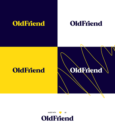 OldFriend re-branding agency branding classic creative design design guidelines identity logo marketing modern serif studio typography
