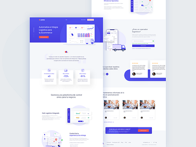 Logistic Ecommerce Web Design design ui web