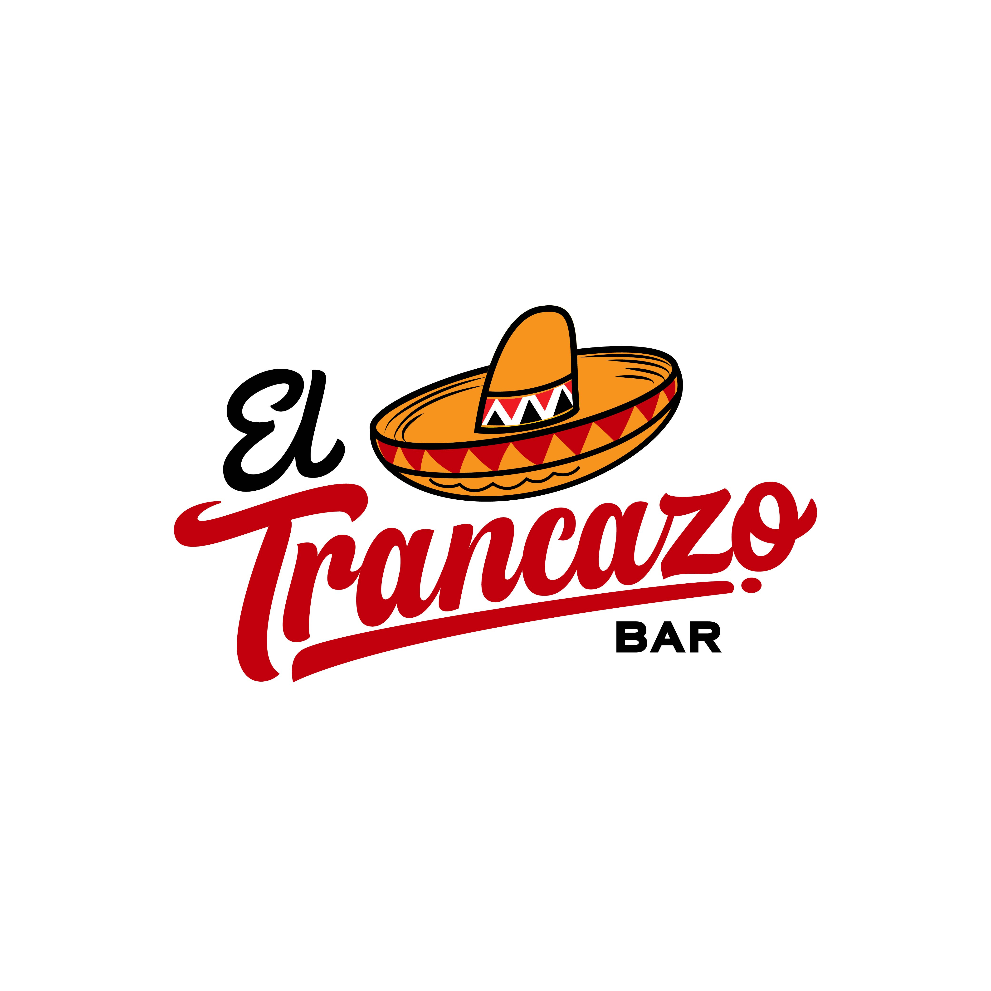 Logo for a Mexican Bar - EL TRANCAZO BAR bar chika okeke customtype hand lettering lettering lettering artist logo logo design logotype mexico modern logo restaurant script type