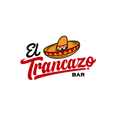 Logo for a Mexican Bar - EL TRANCAZO BAR bar chika okeke customtype hand lettering lettering lettering artist logo logo design logotype mexico modern logo restaurant script type