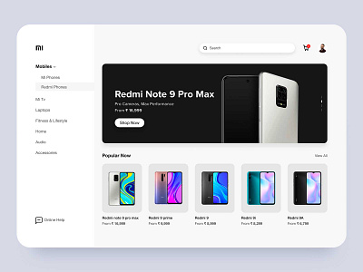 xiaomi ecommerce online shop online shopping online store ui ux uidesign user experience userinterface website website design xiaomi