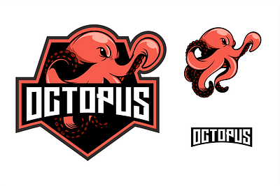 octopus branding character characterdesign esport illustration illustrator logo logodesigners mascot vector