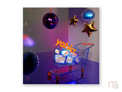 black friday disco 3d 3d animation 3danimation 3ddesign animation b3d balloons blackfriday blender blender3dart blendercycles digitaldesign disco ecommerce graphic graphicdesign illustration party shopping shoppingcart