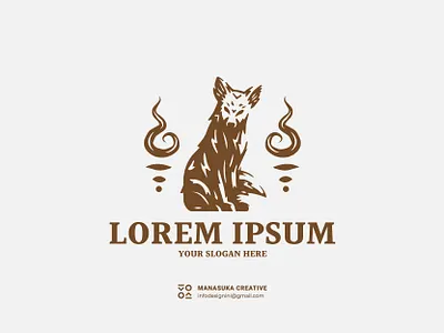 Fox Fire Logo animal logo animal logomark attractive logo brown fire fireart firefox fox fox logo fox logo mark logo for sale logo mark logobrand logodesigner logoinspirations manasuka memorable organic vintage vintage logo