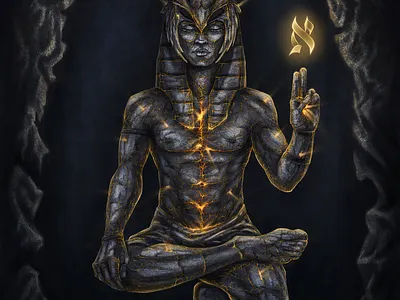The Avatar character design concept art egyptian gods enlightenment fantasy art illustration inspirational spiritual storytelling visual development