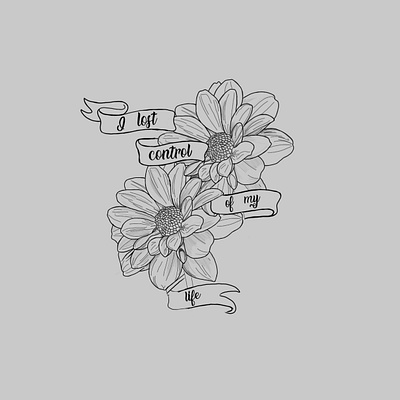 i lost control of my life :( animation art design flat graphic design illustration illustrator logo typography ui