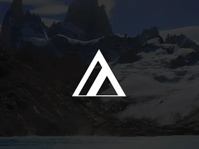 mountain art artist branding design flat graphic design illustration illustrator logo minimal vectors