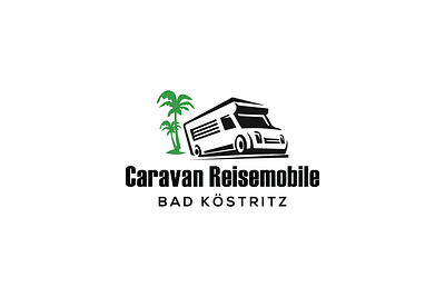 caravan branding design graphic design illustrator logo minimal vector