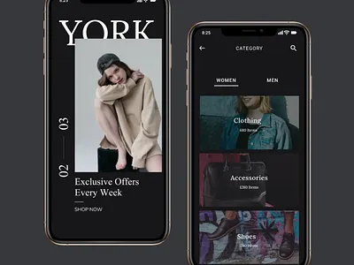 York app design brand design mobile app design product design ui ux