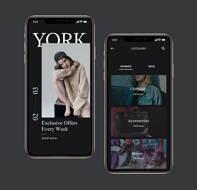 York app design brand design mobile app design product design ui ux