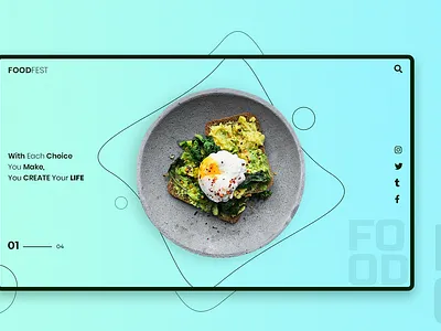 FoodFest, Restaurant Web UI branding colour colourful design elegant elegant design foodie responsive web design responsive website restaurant restaurant branding simple typography ui ui design uidesign ux uxdesign webui