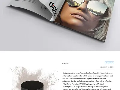 Dipt Nails brand book brand design brand guidelines brand identity branding