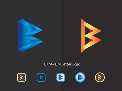 BM Lettering Logo app b logo brand logo icon logo logo logo branding logo design logo design ideas m logo new logo