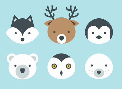 Animal icons animal figma icons ui design vector