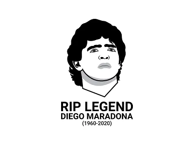 RIP Diego Maradona argentina art boca design fifa football king football legend illustration legends never die maradona 2020 maradona fan maradona hand of god maradona news maradona now maradona pic napoli football rip maradona soccer legend vector we miss you maradona