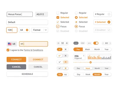 UI Kit Exploration button buttons clean exploration input inputs interface minimal ui ui design ui elements ui kit uidesign uikit
