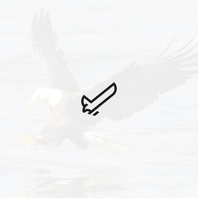 Check Eagle Symbol animal logo bird bird logo check check logo clean eagle eagle logo line art linework minimal minimalist logo simple