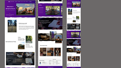 All Saints Catholic Church south africa ui ux webdesign