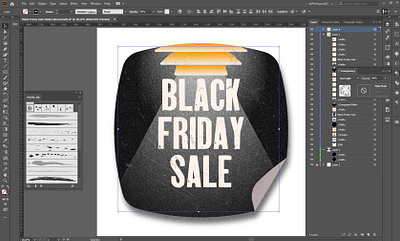 In studio today: experiments with vector textures in Illustrator black black friday black friday sale brush danish design gradient ink lamp light minimalism pattern sale sticker stipple textures vectors waterccolor