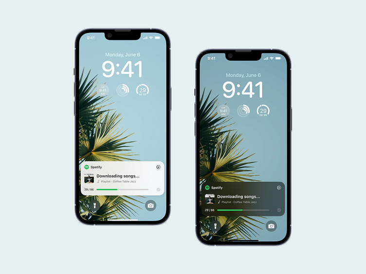 iOS 16 - Spotify live notification concept by Felix Ludwig on Dribbble