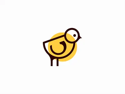 Chick Logo animal bird brand branding chick chicken clean creative design elegant illustration logo mark minimalist modern premium professional sale simple vector
