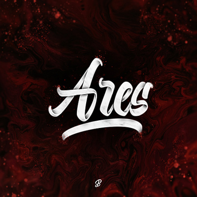 Ares art brush brushlettering brushpen concept design handlettering lettering type typography