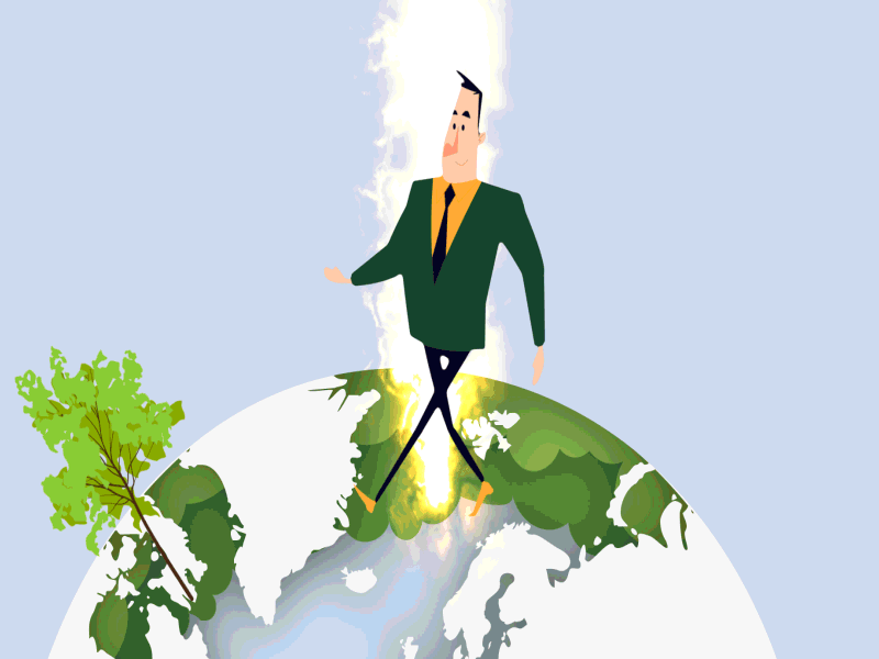 Human impact on environmental pollution gif animated gif earth enviroment human pollution world