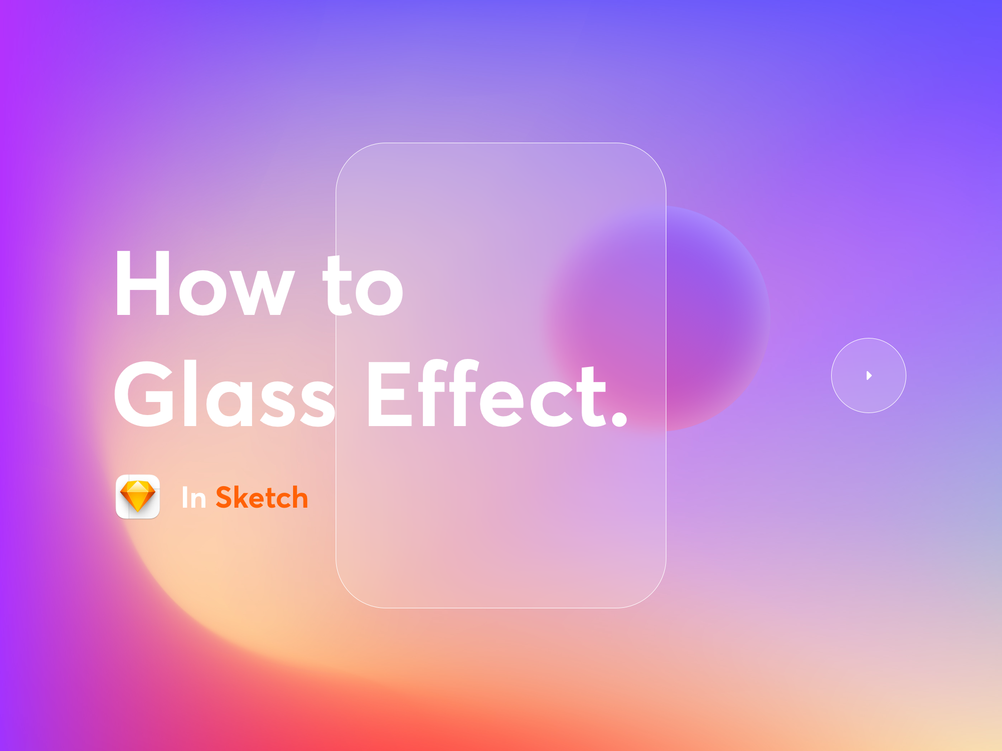 Example of Glassmorphism