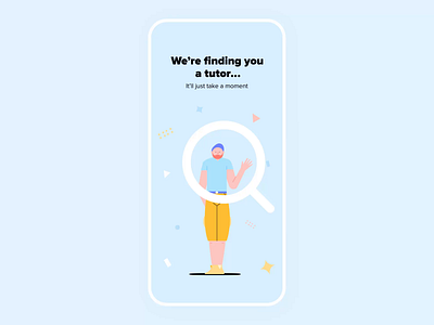 Brainly Tutor - Matching animation app brainly design illustration mobile motion ux
