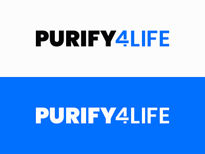 Purify4Life Logo Design Rebrand brand identity branding clean fitness identity logo logo designer logo type logotype modern logo personal trainer personal training rebrand rebranding redesign