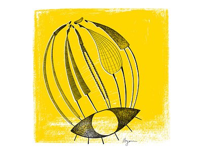Incognito adobe fresco black crosshatching digital artist digital illustration digitalart editorial art editorial illustration illustration ipadart lineart people illustration storytelling yellow