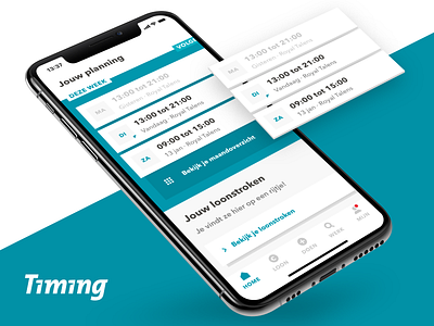 Timing app app app design design iphone jobs minimal mockup planning square timing ui