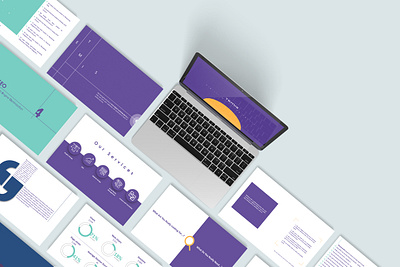 Presentation Design branding design digital digital art illustration infographic mockup mockup design presentation presentation design presentation layout presentations purple