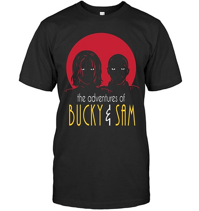 Adventures of Bucky & Sam T-Shirt website link 👇