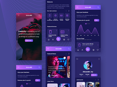 mobile business app design mobile app design mobile design mobile html template mobile template mobile web app mobile website