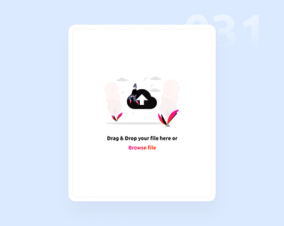 Upload 031 app branding clean dailyui design graphicdesign illustration minimal typography ui uiux upload ux vector