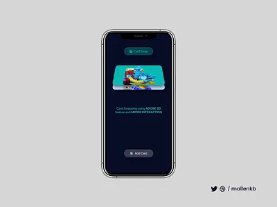 Card Swap Adobe XD adobe adobe xd adobexd adobexduikit app design apple deezer design music music app spotify
