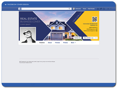 Facebook cover design template branding design facebook facebook ads facebook banner facebook connect facebook cover facebook cover design facebook page illustration page cover deisgn real estate real estate agent ui ux