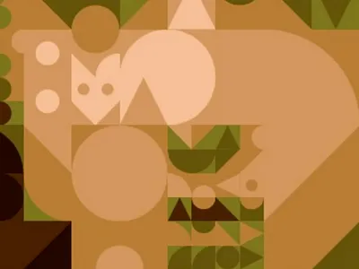 Fox abstract art abstract design abstract logo design digitalart graphic graphicdesign logo