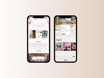 Events studio concept app design clean event mobile studio uidesign
