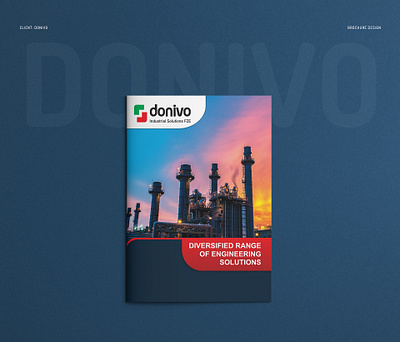 Donivo - Brochure Design brand design branding brochure brochure design catalog creative design graphic design minimal mockup print design trend