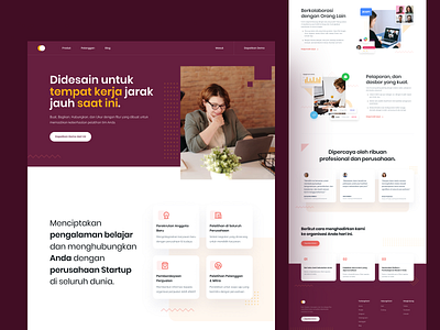 Web UI bold clean design desktop figma homepage icons interface landing landing page landingpage testimonial typography ui web website website concept whitespace